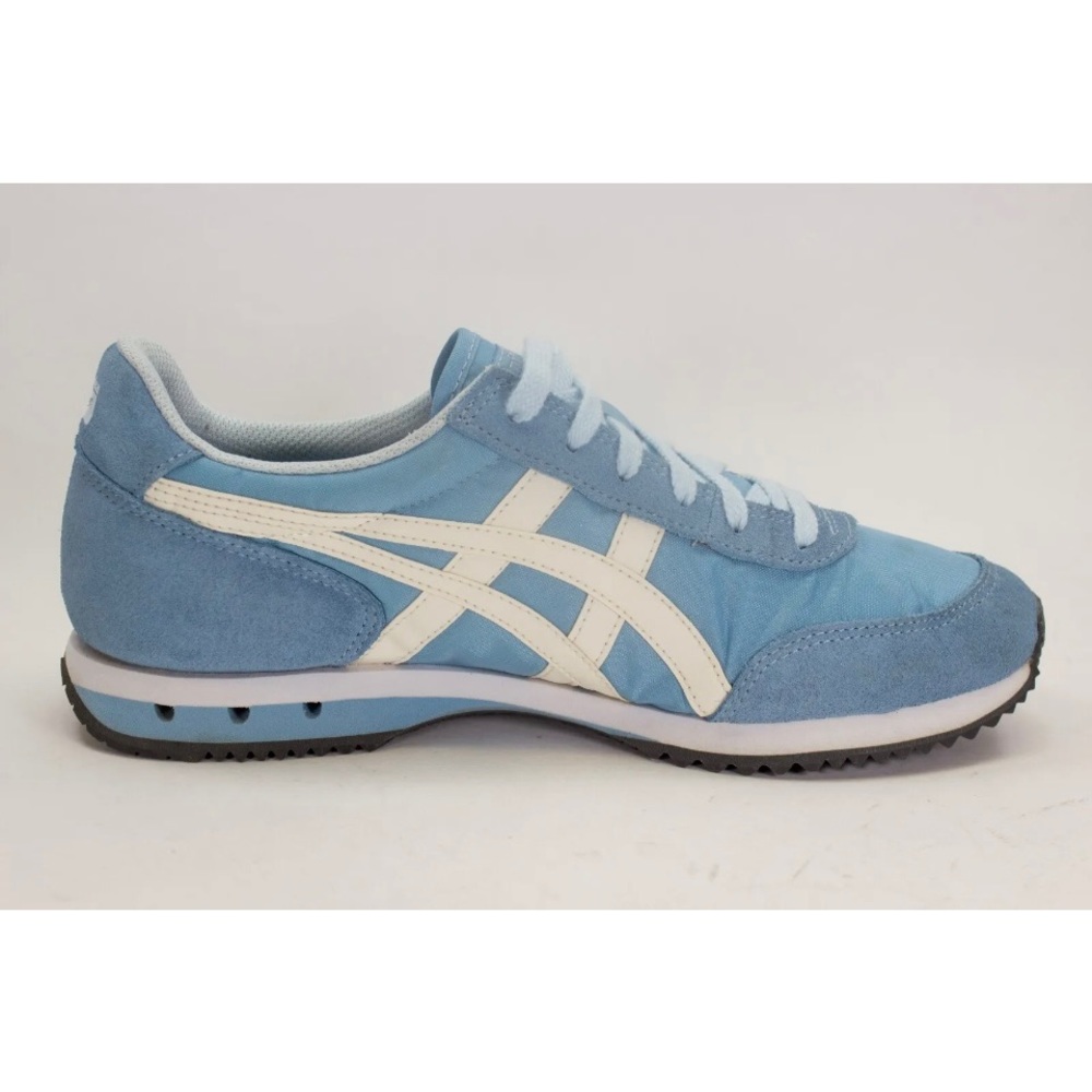 Onitsuka Tiger by Asics Light Blue and White Retro Runner Sneakers - Picture 3 of 12